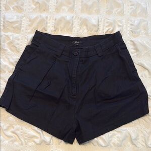 Rails Black High Waist Women Shorts